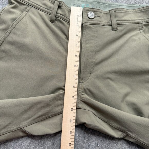 Free Fly Apparel Latitude Pants Men 30 x 30 Beige Performance Stretch Golf DWR - Picture 16 of 16